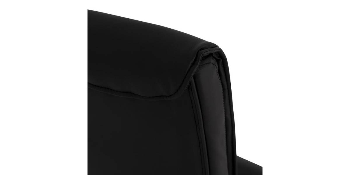 ΠΟΛΥΘΡΟΝΑ JACOB HM1045.11 ΜΑΥΡΟ PU ΜΕ ΒΑΣΗ ΧΡΩΜΙΟΥ 57x66,5x102 cm