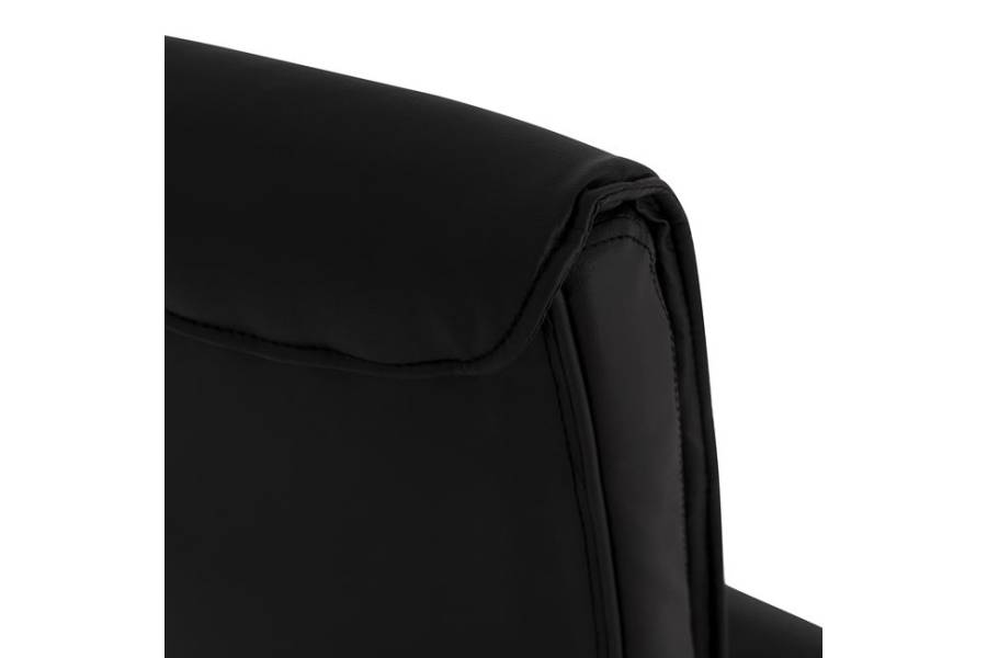ΠΟΛΥΘΡΟΝΑ JACOB HM1045.11 ΜΑΥΡΟ PU ΜΕ ΒΑΣΗ ΧΡΩΜΙΟΥ 57x66,5x102 cm