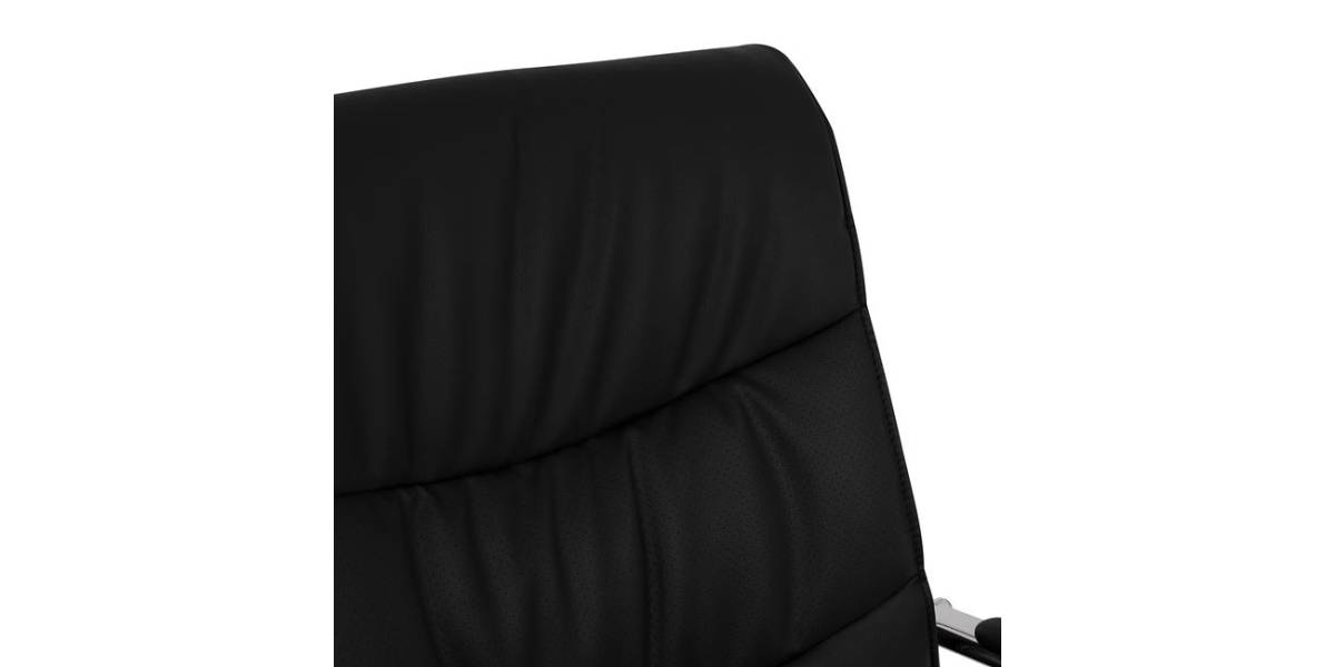 ΠΟΛΥΘΡΟΝΑ JACOB HM1045.11 ΜΑΥΡΟ PU ΜΕ ΒΑΣΗ ΧΡΩΜΙΟΥ 57x66,5x102 cm