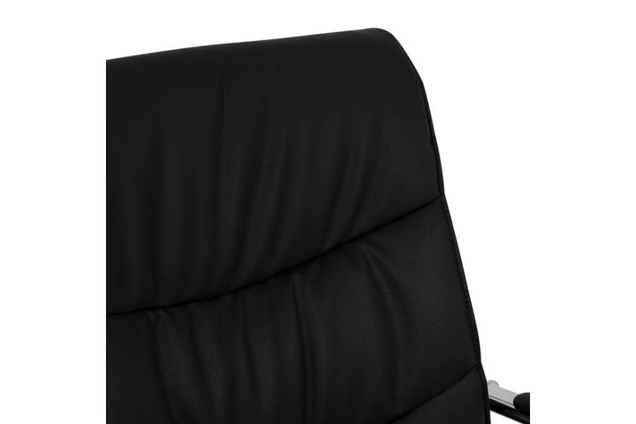 ΠΟΛΥΘΡΟΝΑ JACOB HM1045.11 ΜΑΥΡΟ PU ΜΕ ΒΑΣΗ ΧΡΩΜΙΟΥ 57x66,5x102 cm