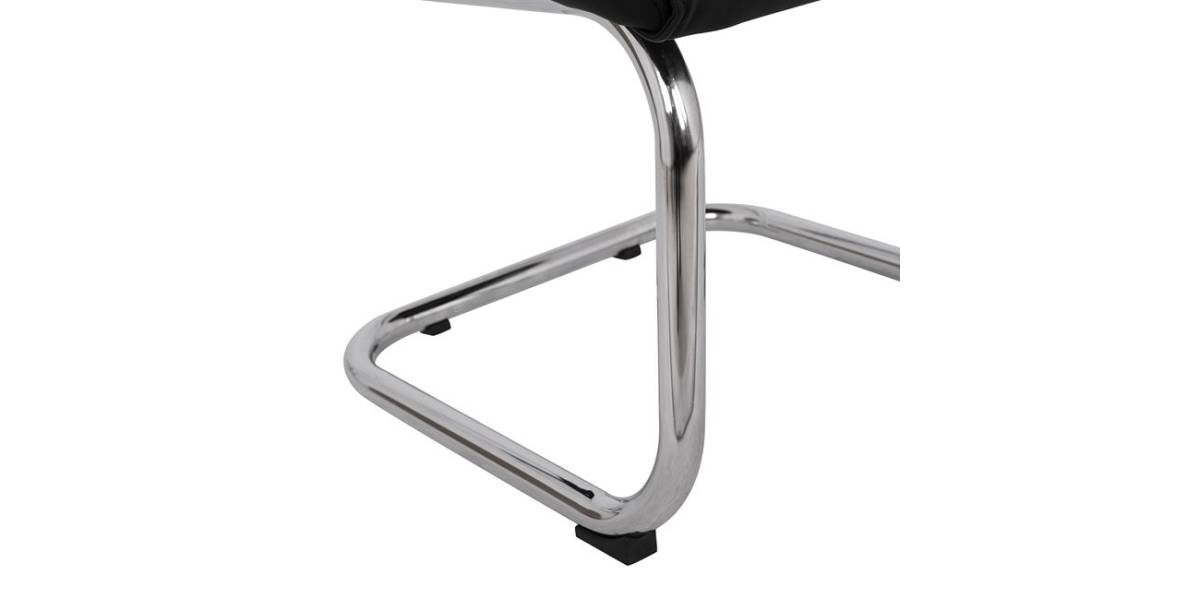 ΠΟΛΥΘΡΟΝΑ JACOB HM1045.11 ΜΑΥΡΟ PU ΜΕ ΒΑΣΗ ΧΡΩΜΙΟΥ 57x66,5x102 cm