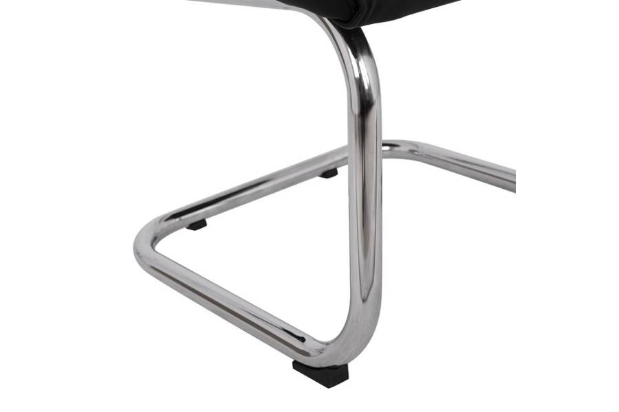 ΠΟΛΥΘΡΟΝΑ JACOB HM1045.11 ΜΑΥΡΟ PU ΜΕ ΒΑΣΗ ΧΡΩΜΙΟΥ 57x66,5x102 cm
