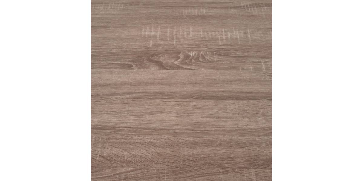 ΤΡΑΠΕΖΙ ΤΡΑΠΕΖΑΡΙΑΣ PANYA HM8332, 110X70Χ76 SONOMA, ΜΑΥΡΑ ΠΟΔΙΑ