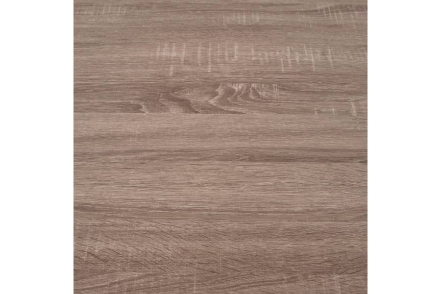 ΤΡΑΠΕΖΙ ΤΡΑΠΕΖΑΡΙΑΣ PANYA HM8332, 110X70Χ76 SONOMA, ΜΑΥΡΑ ΠΟΔΙΑ