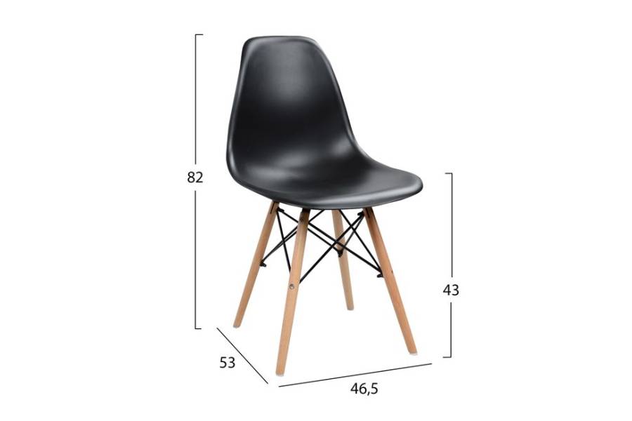 ΣΕΤ ΤΡΑΠΕΖΑΡΙΑΣ 5ΤΜΧ HM10346 ΤΡΑΠΕΖΙ 140x80x76 cm & 4 ΚΑΡΕΚΛΕΣ TWIST