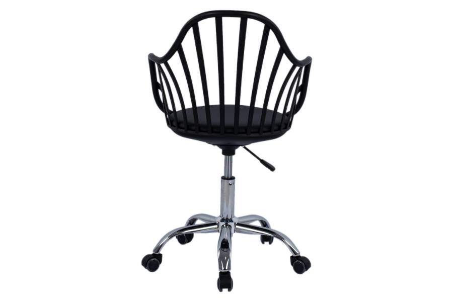 ΚΑΡΕΚΛΑ ΓΡΑΦΕΙΟΥ BECKY HM8457.02 ΣΕ ΜΑΥΡΟ ΧΡΩΜΑ
