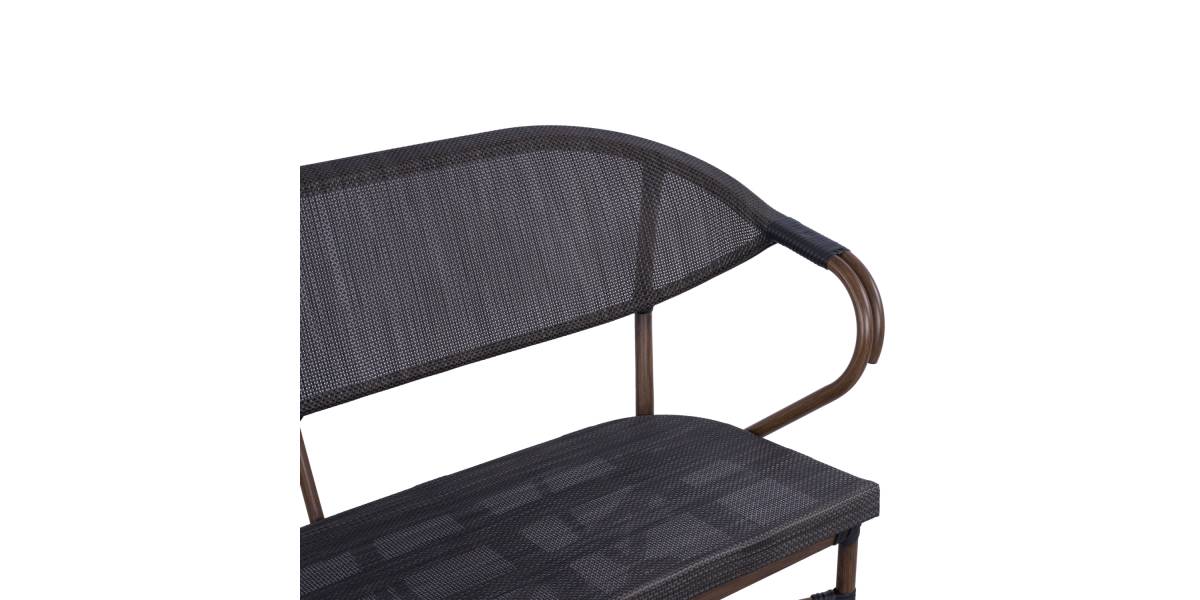 ΣΕΤ ΣΑΛΟΝΙ 4ΤΜΧ BALIN ΑΛΟΥΜΙΝΙΟΥ BAMBOO LOOK ΚΑΦΕ HM5573