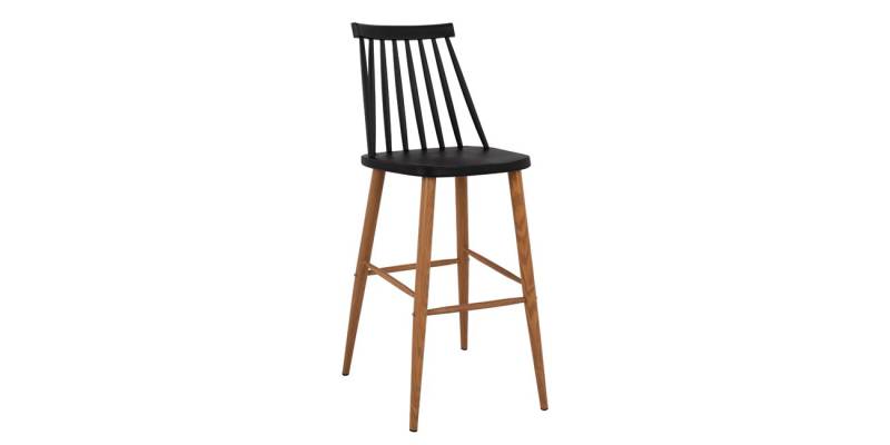 ΣΚΑΜΠΟ ΜΠΑΡ HM8459.02 VANESSA ΣΕ ΜΑΥΡΟ ΧΡΩΜΑ 43x49x107 εκ.