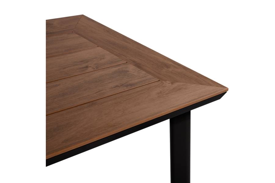 ΤΡΑΠΕΖΙ ΑΛΟΥΜΙΝΙΟΥ TABER ΜΕ POLYWOOD HM5132.12 ΓΚΡΙ 160x92x72
