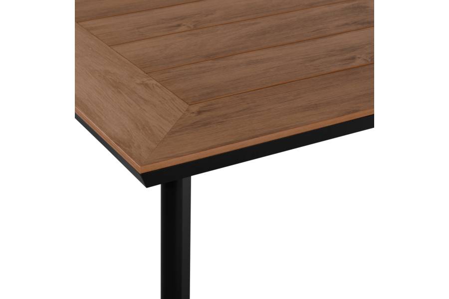 ΤΡΑΠΕΖΙ ΑΛΟΥΜΙΝΙΟΥ TABER ΜΕ POLYWOOD HM5132.12 ΓΚΡΙ 160x92x72