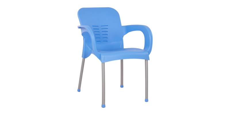 ΠΟΛΥΘΡΟΝΑ ΠΟΛΥΠΡΟΠΥΛΕΝΙΟΥ KAREK HM5592.08 ΧΡΩΜΑ ΜΠΛΕ ΜΕ ΠΟΔΙ ΑΛΟΥΜΙΝΙΟΥ 59x58x81Y εκ.