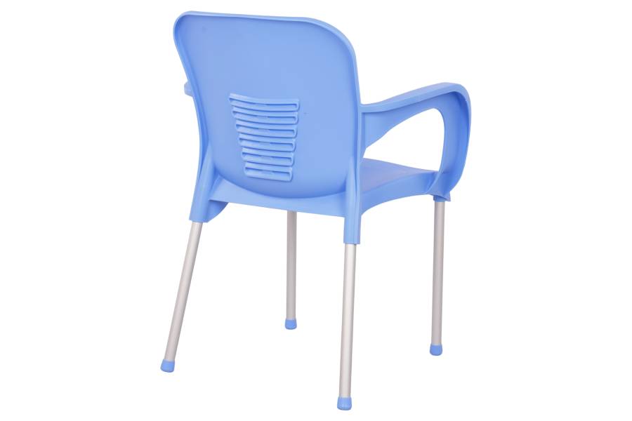 ΠΟΛΥΘΡΟΝΑ ΠΟΛΥΠΡΟΠΥΛΕΝΙΟΥ KAREK HM5592.08 ΧΡΩΜΑ ΜΠΛΕ ΜΕ ΠΟΔΙ ΑΛΟΥΜΙΝΙΟΥ 59x58x81Y εκ.