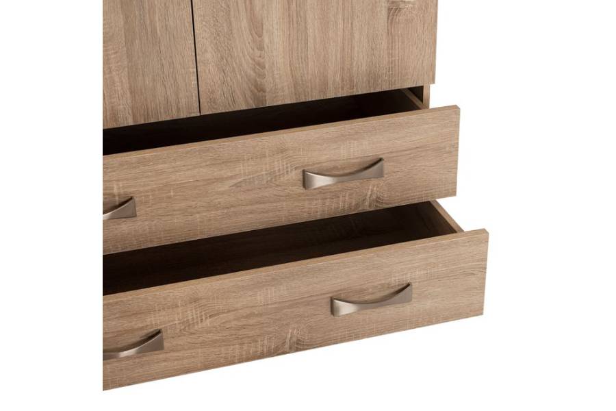 ΝΤΟΥΛΑΠΑ 3ΦΥΛΛΗ CARLY HM384.02 ΜΕ ΔΥΟ ΣΥΡΤΑΡΙΑ SONAMA 150X55Χ180Υεκ.