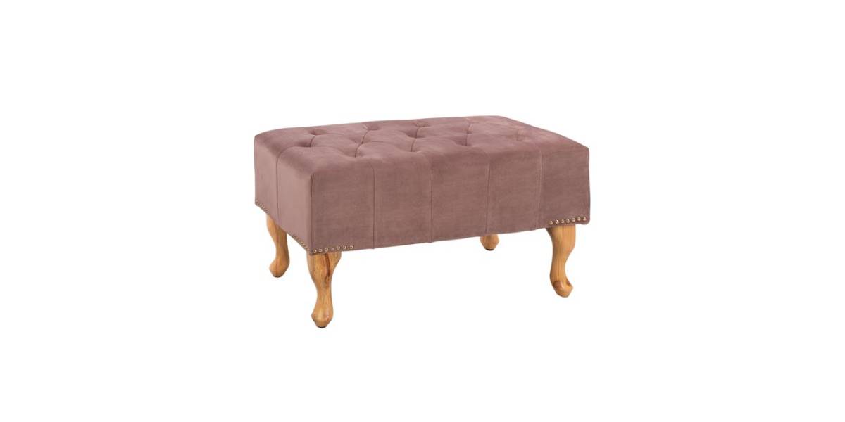ΤΑΜΠΟΥΡΕ T.CHESTERFIELD EMMA HM226.05 ΣΑΠΙΟ ΜΗΛΟ ΒΕΛΟΥΔΟ-ΠΟΔΙΑ ΣΕ ΦΥΣΙΚΟ 78x46x40Y