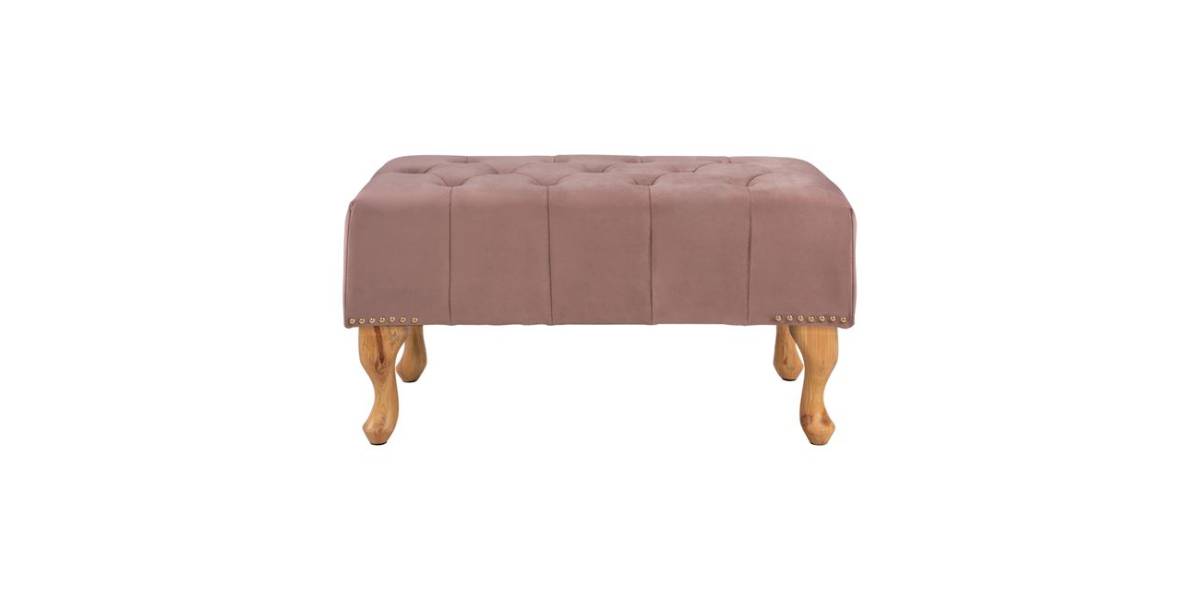 ΤΑΜΠΟΥΡΕ T.CHESTERFIELD EMMA HM226.05 ΣΑΠΙΟ ΜΗΛΟ ΒΕΛΟΥΔΟ-ΠΟΔΙΑ ΣΕ ΦΥΣΙΚΟ 78x46x40Y