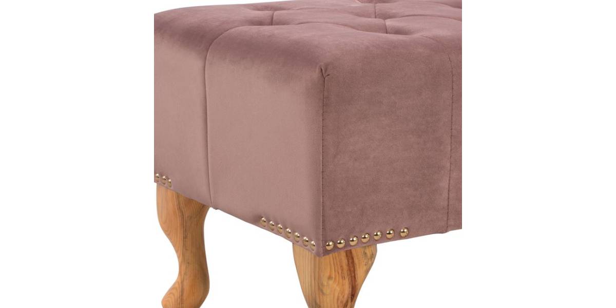 ΤΑΜΠΟΥΡΕ T.CHESTERFIELD EMMA HM226.05 ΣΑΠΙΟ ΜΗΛΟ ΒΕΛΟΥΔΟ-ΠΟΔΙΑ ΣΕ ΦΥΣΙΚΟ 78x46x40Y