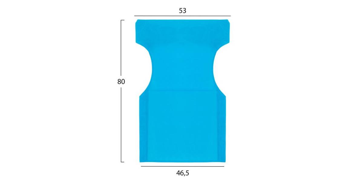 ΜΑΞΙΛΑΡΙ TEXTILENE 600gr/m2 2X1 ΓΑΛΑΖΙΟ ΓΙΑ ΠΟΛΥΘΡΟΝΑ ΣΚΗΝΟΘΕΤΗ HM5272.08 46.5Χ53Χ80Υεκ.