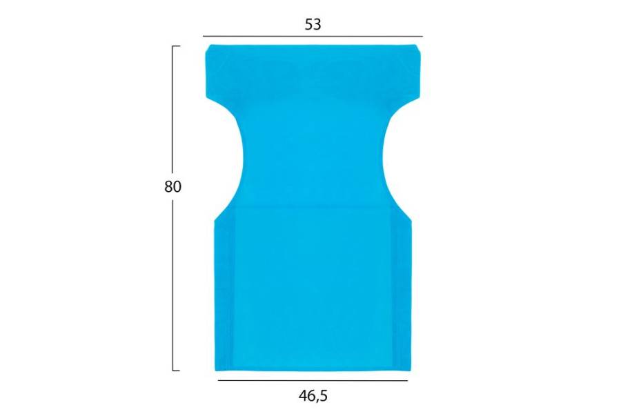 ΜΑΞΙΛΑΡΙ TEXTILENE 600gr/m2 2X1 ΓΑΛΑΖΙΟ ΓΙΑ ΠΟΛΥΘΡΟΝΑ ΣΚΗΝΟΘΕΤΗ HM5272.08 46.5Χ53Χ80Υεκ.