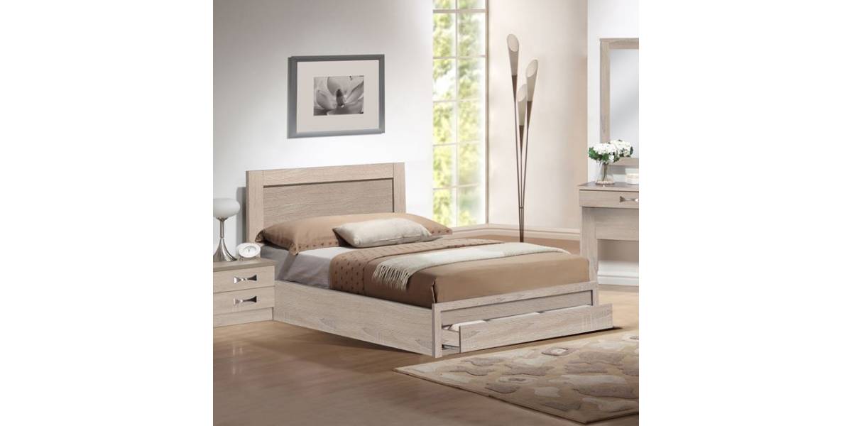 ΚΡΕΒΑΤΙ MELANY HM346.02 ΜΕ 1 ΣΥΡΤΑΡΙ SONOMA 90Χ190 εκ.