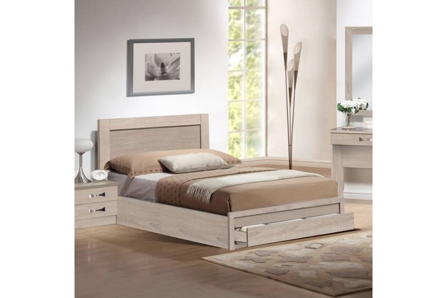 ΚΡΕΒΑΤΙ MELANY HM346.02 ΜΕ 1 ΣΥΡΤΑΡΙ SONOMA 90Χ190 εκ.