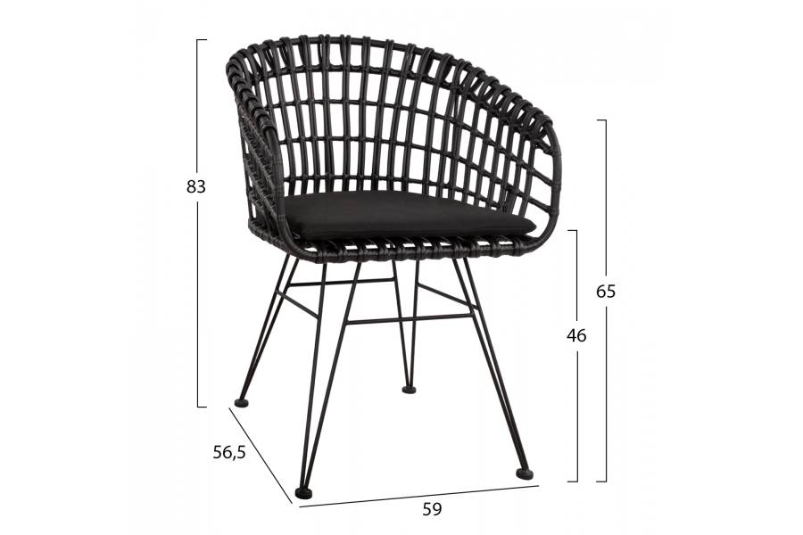 Τραπέζι Witte pakoworld MDF/Metal σε sonoma απόχρωση με λευκο πόδι 110x70x76εκ