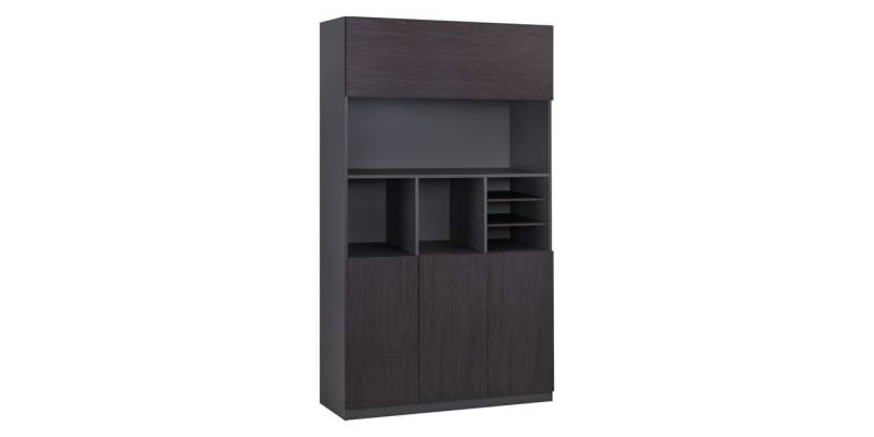 ΒΙΒΛΙΟΘΗΚΗ ΓΡΑΦΕΙΟΥ ΕΠΑΓΓΕΛΜΑΤΙΚΗ ROSEWOOD HM2088 120Χ40Χ200Υ εκ.