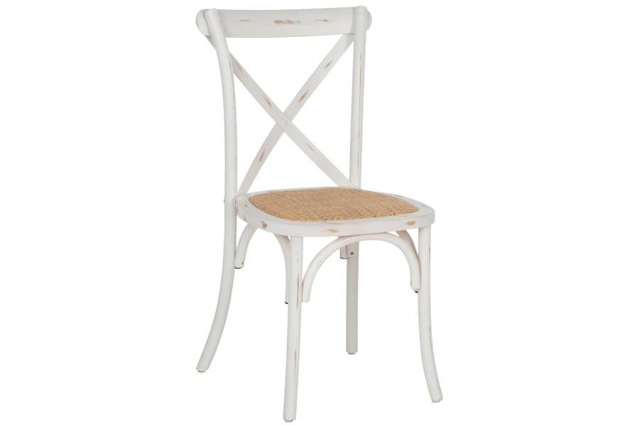 ΚΑΡΕΚΛΑ OWEN ΣΤΟΙΒΑΖΟΜΕΝΗ ΞΥΛΙΝΗ ΑΠΟ ΟΞΙΑ WHITE WASH ΧΡΩΜΑ ΜΕ ΧΙΑΣΤΙ ΠΛΑΤΗ HM8575.04 45x55,5x90 cm