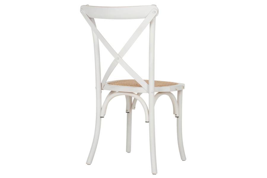 ΚΑΡΕΚΛΑ OWEN ΣΤΟΙΒΑΖΟΜΕΝΗ ΞΥΛΙΝΗ ΑΠΟ ΟΞΙΑ WHITE WASH ΧΡΩΜΑ ΜΕ ΧΙΑΣΤΙ ΠΛΑΤΗ HM8575.04 45x55,5x90 cm