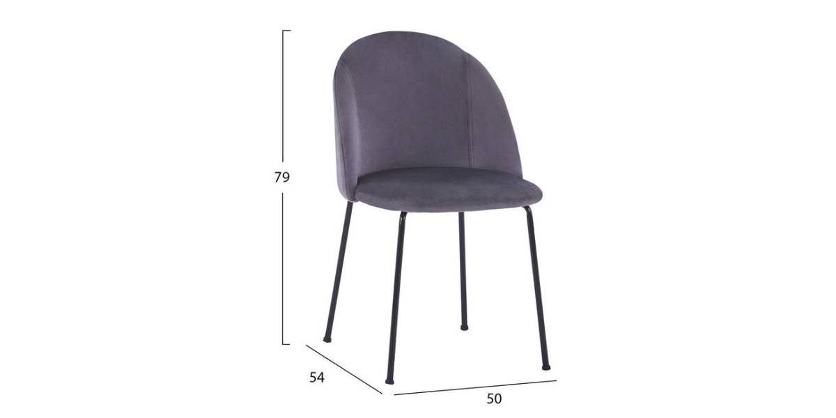 ΣΕΤ ΤΡΑΠΕΖΑΡΙΑΣ HM11181 5ΤΜΧ ΤΡΑΠΕΖΙ 140x80x75 cm MDF OLD BEECH & ΚΑΡΕΚΛΕΣ CLARA ΓΚΡΙ ΒΕΛΟΥΔΟ