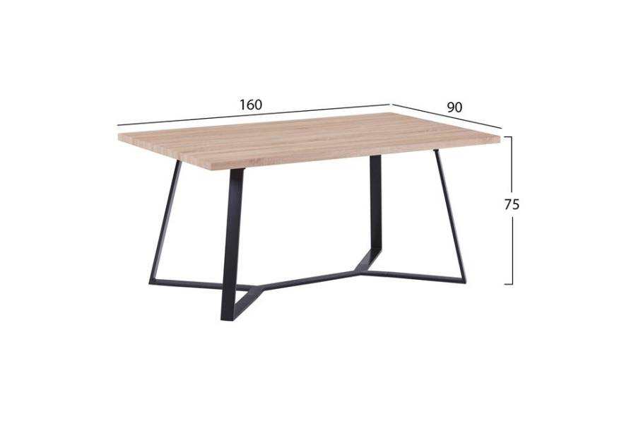 ΣΕΤ ΤΡΑΠΕΖΑΡΙΑΣ HM11182 5ΤΜΧ ΤΡΑΠΕΖΙ ALDWIN MDF & ΚΑΡΕΚΛΕΣ IVY ΚΥΠΑΡΙΣΣΙ ΒΕΛΟΥΔΟ