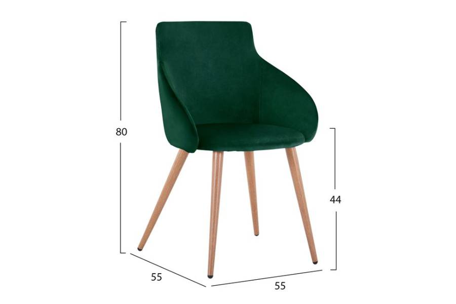 ΣΕΤ ΤΡΑΠΕΖΑΡΙΑΣ HM11182 5ΤΜΧ ΤΡΑΠΕΖΙ ALDWIN MDF & ΚΑΡΕΚΛΕΣ IVY ΚΥΠΑΡΙΣΣΙ ΒΕΛΟΥΔΟ