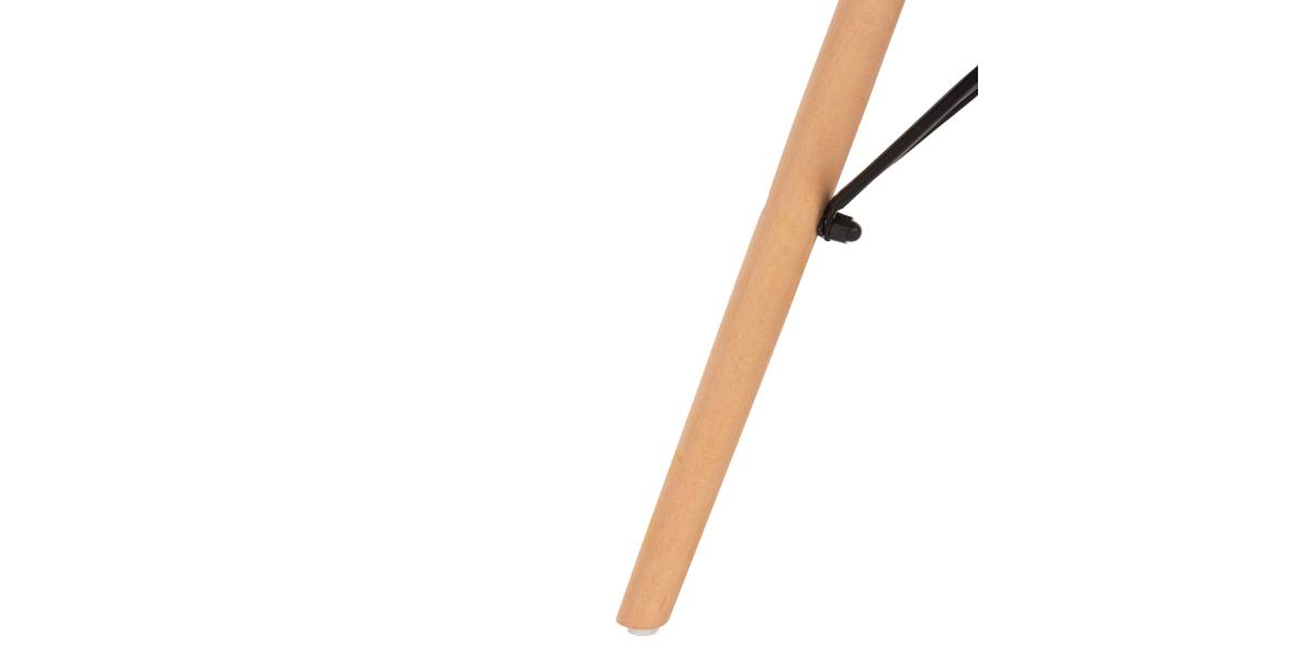 ΚΑΡΕΚΛΑ TWIST HM8460.25 ΜΕ ΞΥΛΙΝΑ ΠΟΔΙΑ ΚΑΙ ΚΑΘΙΣΜΑ PP-ΚΑΠΟΥΤΣΙΝΟ 46x50x82Υεκ.