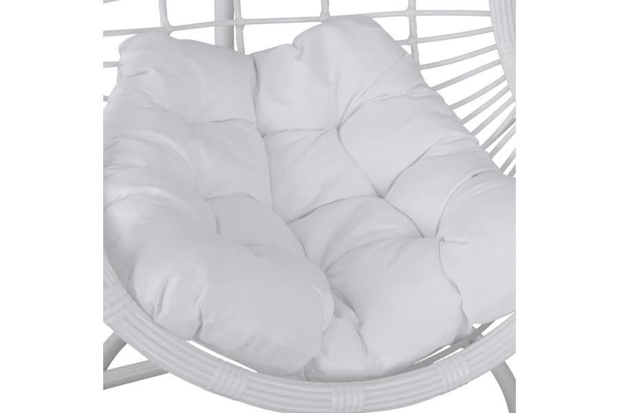 ΚΡΕΜΑΣΤΗ ΠΟΛΥΘΡΟΝΑ ΦΩΛΙΑ CALLIE HM5541.03 ΜΕ ΛΕΥΚΟ WICKER & ΜΑΞΙΛΑΡΙΑ Φ105Χ195Υ εκ.