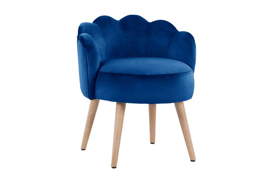 ΣΚΑΜΠΟ ΜΕ ΠΛΑΤΗ ELISE HM8628.08 ΑΠΟ ΜΠΛΕ ΒΕΛΟΥΔΟ 55x52x60Υ εκ.