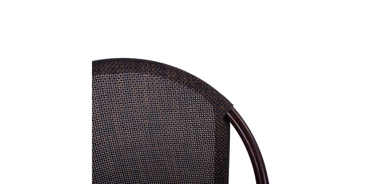 ΚΑΡΕΚΛΑ PRETORIA ΜΕΤΑΛΛΙΚΗ BAMBOO LOOK ΚΑΦΕ HM5718 54x62x89 εκ.