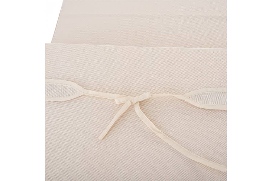 ΜΑΞΙΛΑΡΙ ΞΑΠΛΩΣΤΡΑΣ TEXTILENE 600gr/m2 2X1 SIFNOS ΜΠΕΖ HM11234.60T 196(117+1+78)x58x6εκ.