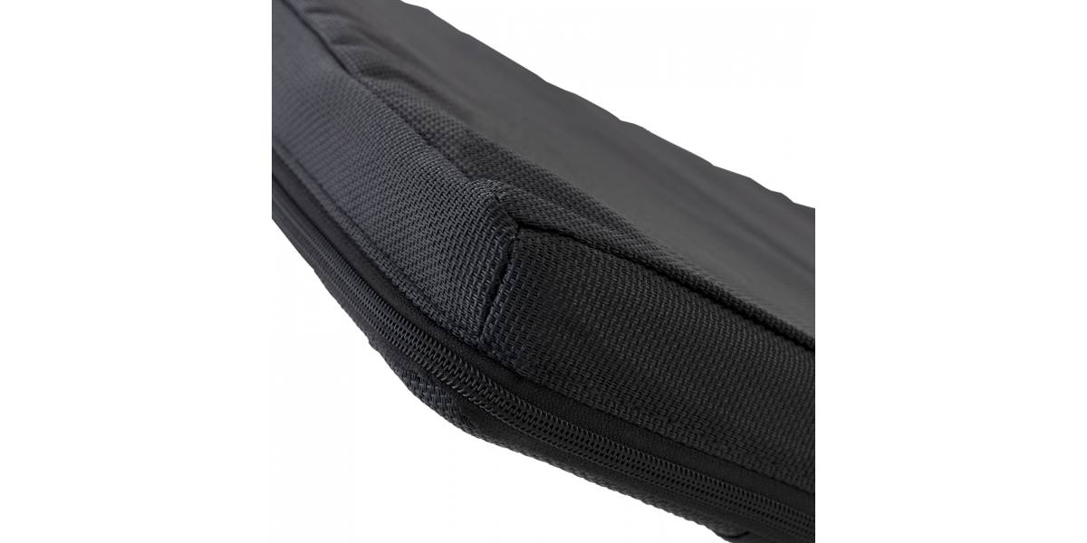 ΜΑΞΙΛΑΡΙ ΞΑΠΛΩΣΤΡΑΣ TEXTILENE 600gr/m2 2X1 SIFNOS ΜΑΥΡΟ HM11234.05T 196(117+1+78)x58x6εκ.