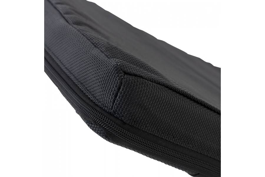 ΜΑΞΙΛΑΡΙ ΞΑΠΛΩΣΤΡΑΣ TEXTILENE 600gr/m2 2X1 SIFNOS ΜΑΥΡΟ HM11234.05T 196(117+1+78)x58x6εκ.