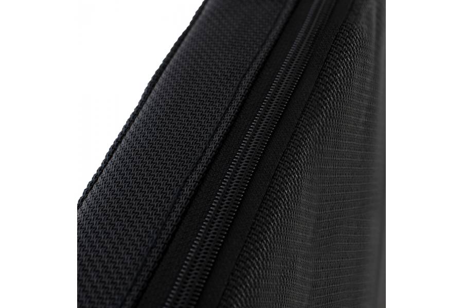 ΜΑΞΙΛΑΡΙ ΞΑΠΛΩΣΤΡΑΣ TEXTILENE 600gr/m2 2X1 SIFNOS ΜΑΥΡΟ HM11234.05T 196(117+1+78)x58x6εκ.