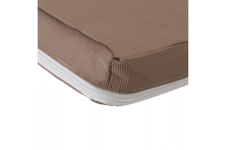ΜΑΞΙΛΑΡΙ ΞΑΠΛΩΣΤΡΑΣ TEXTILENE 600gr/m2 2X1 SIFNOS ΜΟΚΑ HM11234.04T 196(117+1+78)x58x6 εκ.