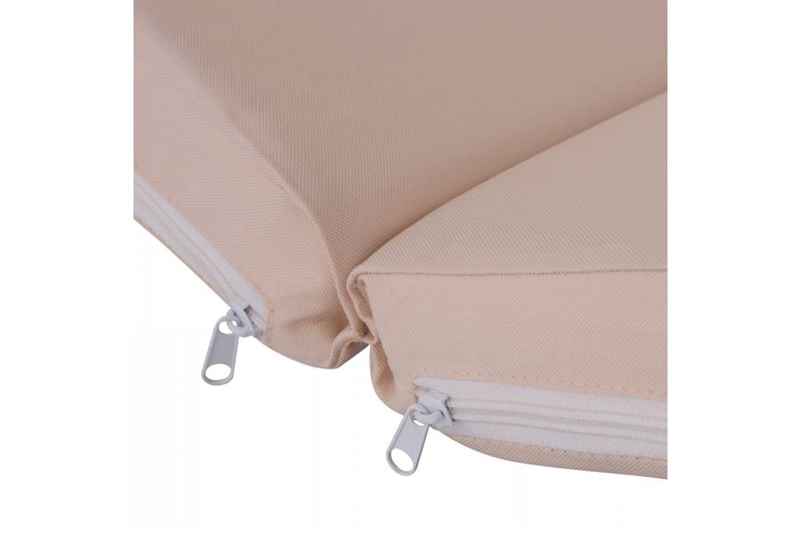 ΜΑΞΙΛΑΡΙ ΞΑΠΛΩΣΤΡΑΣ POLYESTER CHIOS ΜΠΕΖ HM11234.01P 192x58x6 εκ.