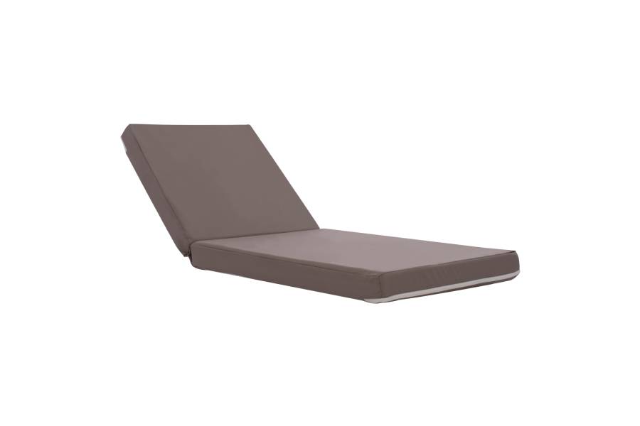 ΜΑΞΙΛΑΡΙ ΞΑΠΛΩΣΤΡΑΣ POLYESTER SIFNOS ΓΚΡΙ HM11235.10P 190x70x11 εκ.