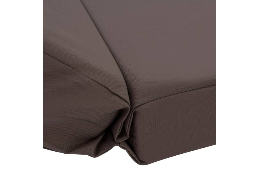 ΜΑΞΙΛΑΡΙ ΞΑΠΛΩΣΤΡΑΣ POLYESTER SIFNOS ΓΚΡΙ HM11235.10P 190x70x11 εκ.