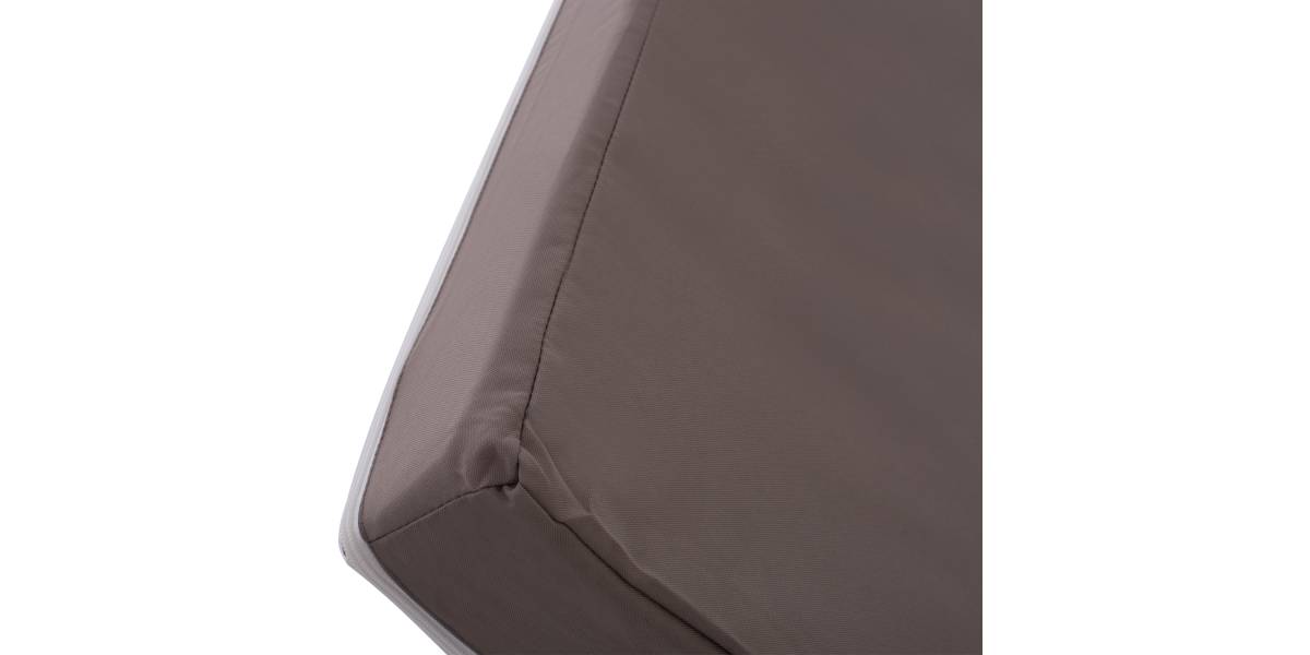 ΜΑΞΙΛΑΡΙ ΞΑΠΛΩΣΤΡΑΣ POLYESTER SIFNOS ΓΚΡΙ HM11235.10P 190x70x11 εκ.