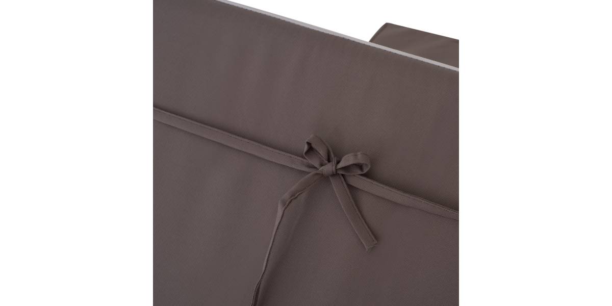 ΜΑΞΙΛΑΡΙ ΞΑΠΛΩΣΤΡΑΣ POLYESTER SIFNOS ΓΚΡΙ HM11235.10P 190x70x11 εκ.