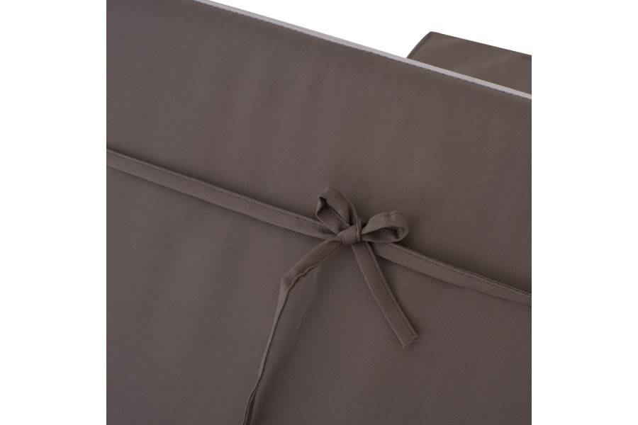ΜΑΞΙΛΑΡΙ ΞΑΠΛΩΣΤΡΑΣ POLYESTER SIFNOS ΓΚΡΙ HM11235.10P 190x70x11 εκ.