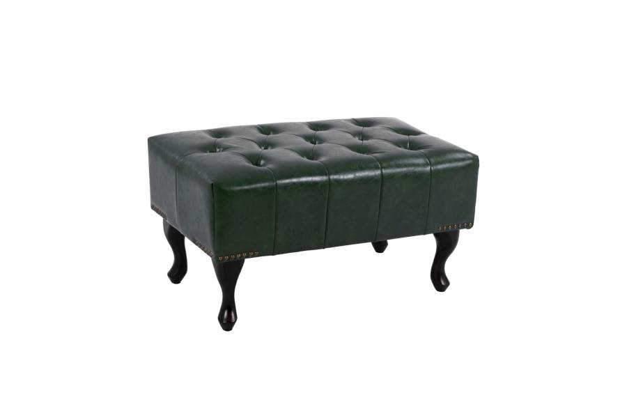 ΤΑΜΠΟΥΡΕ ΥΠΟΠΟΔΙΟ T.CHESTERFIELD EMMA HM226.08 PU ΚΥΠΑΡΙΣΣΙ-ΜΑΥΡΑ ΠΟΔΙΑ 80x45x39Yεκ.