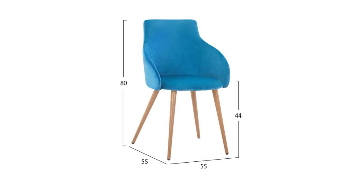 ΣΕΤ 5TMX ΤΡΑΠΕΖΙ MDF ALDWIN 160x90 ΜΕ ΠΟΛΥΘΡΟΝΑΚΙΑ ΒΕΛΟΥΔΙΝΑ IVY TΙΡΚΟΥΑΖ HM11255