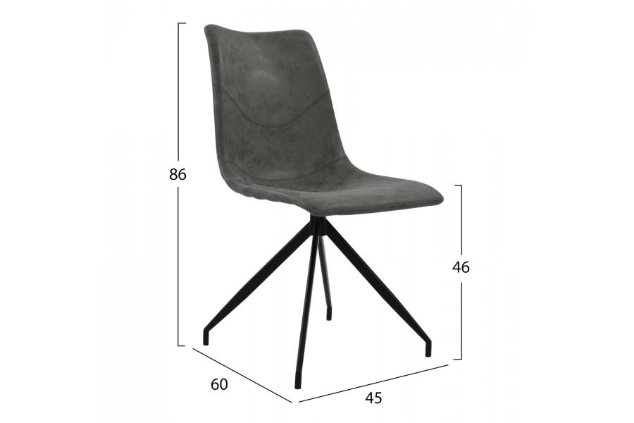 ΣΕΤ 5TMX ΤΡΑΠΕΖΙ MDF CEMENT 140x88 ΜΕ ΚΑΡΕΚΛΕΣ ΜΕΤΑΛΛΙΚΕΣ CELESTE HM11254