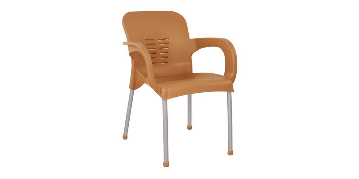 ΠΟΛΥΘΡΟΝΑ ΠΟΛΥΠΡΟΠΥΛΕΝΙΟΥ KAREK HM5592.03 ΧΡΩΜΑ ΞΥΛΟΥ ΜΕ ΠΟΔΙ ΑΛΟΥΜΙΝΙΟΥ 59x58x81Y